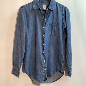 CORE life - denim boyfriend shirt. Size XS